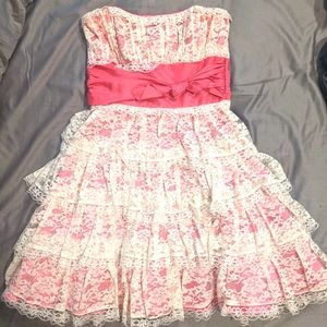 Betsey Johnson Lace Mini Tea Party Dress!!